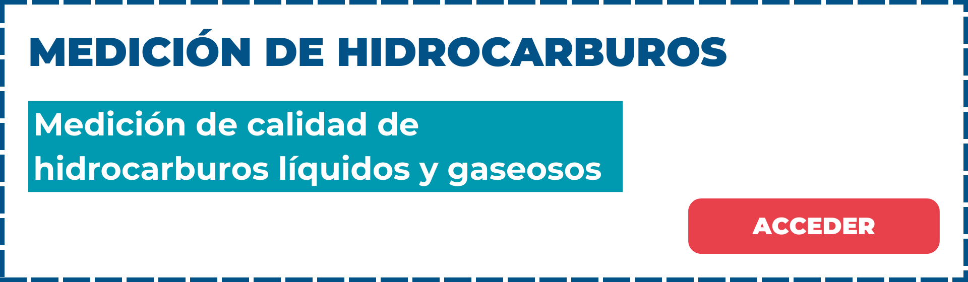 Medición de hidrocarburos.