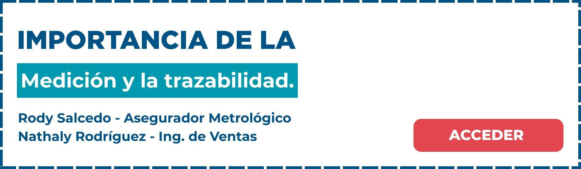 Webinar Medición y trazabilidad